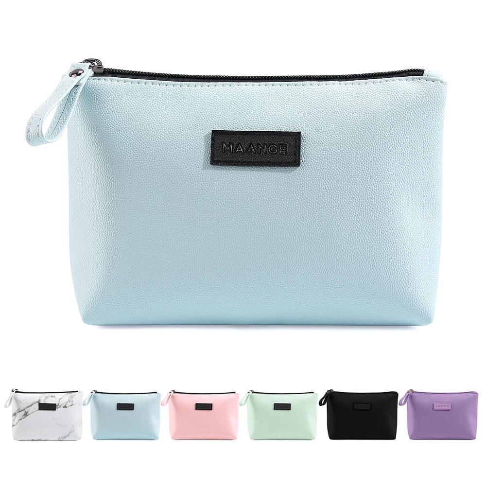 Cosmetic Bags For Women Small Makeup Bag For Purse Pu Leather Makeup Pouch🐶